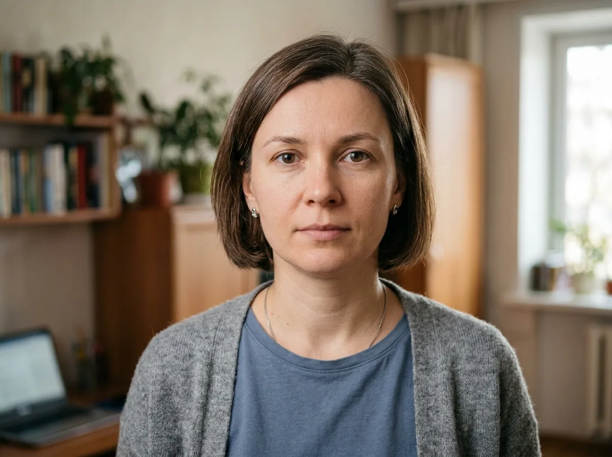Аватар женщины 40 лет, оставившей отзыв о вызове нарколога на дом, нейтральный портрет